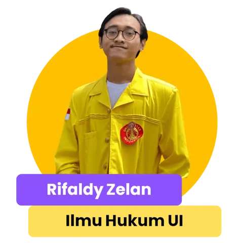 Alumni KursusPTN: Rifaldy Zelan — Ilmu Hukum UI