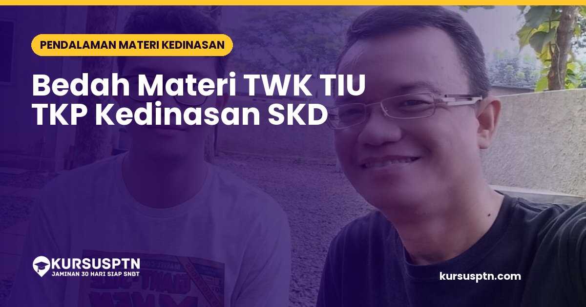 Siswa kelas 12 mempelajari materi twk tiu tkp kedinasan saat persiapan simulasi ujian SKD CAT BKN